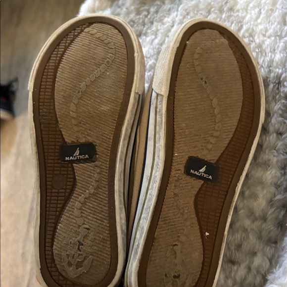 Nautica Beige Casual Boat Shoes - Picture 4 of 5